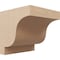 Ekena Millwork 7"W x 7"D x 7"H Wide Newport Rough Cedar Woodgrain TimberThane Corbel, Primed Tan CORUR07X07X07NEWRCPR - alternate 1